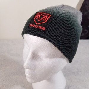 Dodge Logo Grey Gradient Winter Beanie/Toque